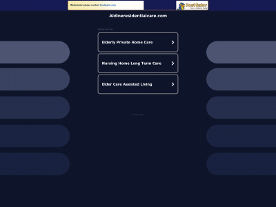 aldineresidentialcare.com snapshot