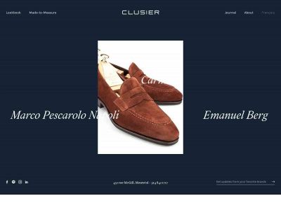 clusier.com snapshot