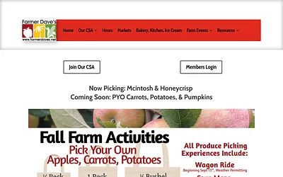 farmerdaves.net snapshot