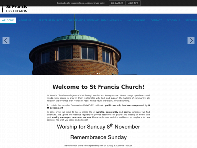 stfrancisnewcastle.org.uk snapshot