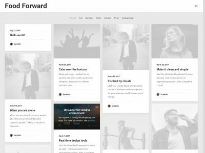 foodforward.blog snapshot