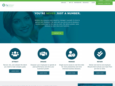 payspherepayroll.com snapshot