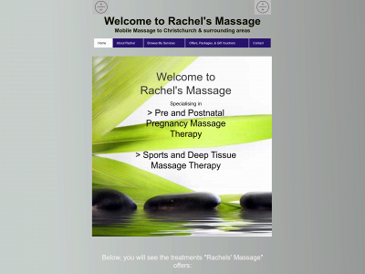 rachelsmassage.com snapshot