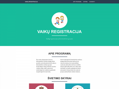 vaikuregistracija.lt snapshot