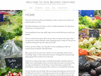 ourbelovedcreatures.com snapshot
