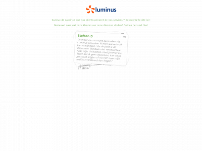 luminus-customer-first.be snapshot