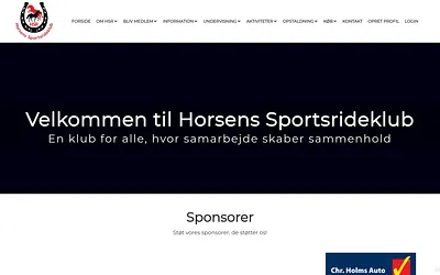horsenssportsrideklub.dk snapshot