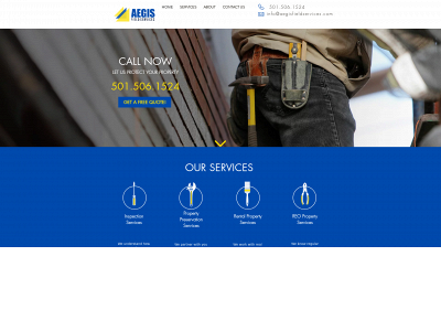 aegisfieldservices.com snapshot