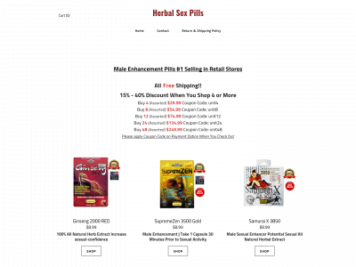 www.herbalsexualpills.com snapshot