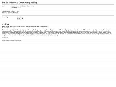 mmdeschamps.net snapshot