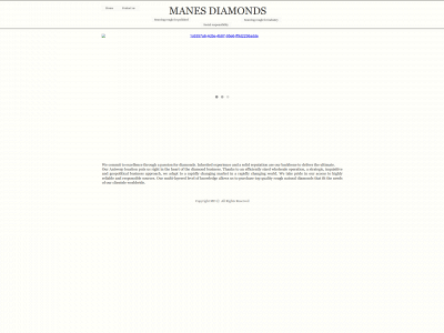 manesdiamonds.com snapshot