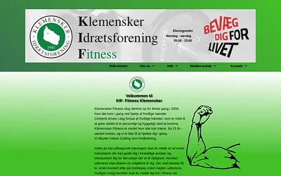 kif-fitness.dk snapshot