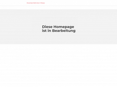 krankenfahrten-mese.de snapshot