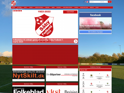såbyfodbold.dk snapshot