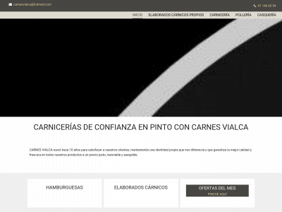 www.carnesvialca.com snapshot
