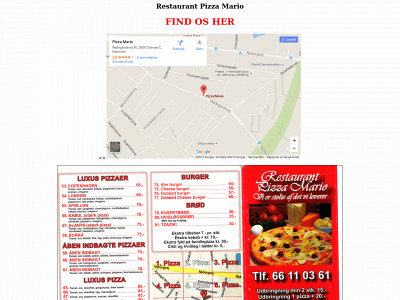 pizza-mario.dk snapshot