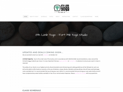 www.8thlimbyoga.com snapshot