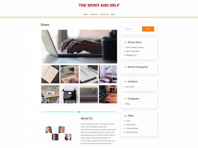 thespiritandself.com snapshot