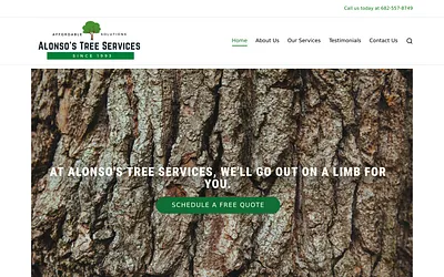 alonsostreeservices.com snapshot