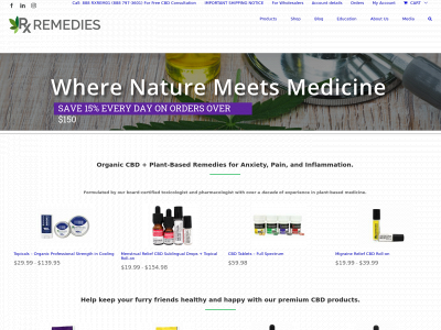 rxremediesinc.com snapshot