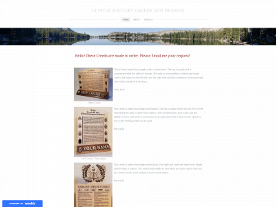 customizedmilitarycreedsanddesigns.weebly.com snapshot