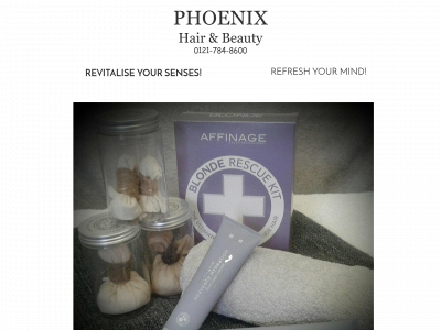phoenixhair-beauty.co.uk snapshot
