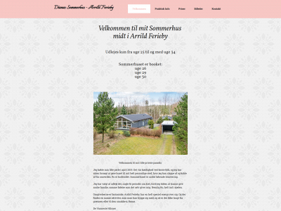 dianas-sommerhus.dk snapshot