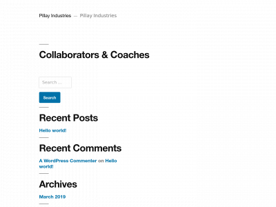 pillayindustries.com snapshot