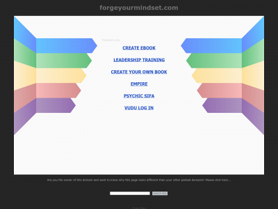 forgeyourmindset.com snapshot