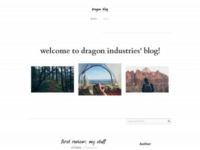 dragon-blog.weebly.com snapshot