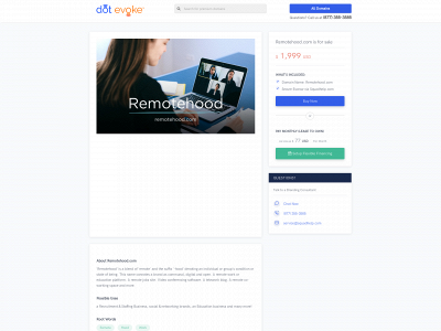 remotehood.com snapshot