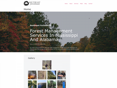 southeastforestlands.com snapshot