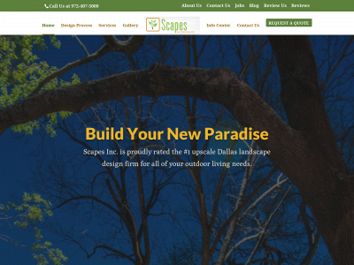 scapesincorporated.com snapshot