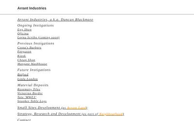arrantindustries.com snapshot