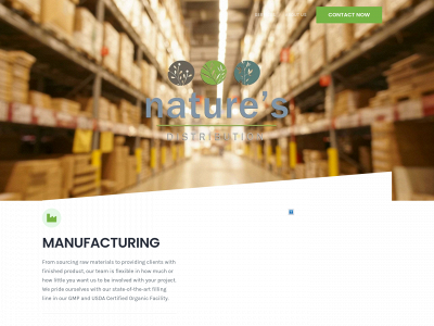 naturesdistribution.com snapshot