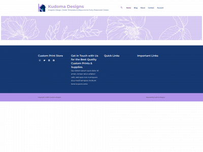 kudomadesigns.com snapshot
