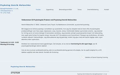 psykologhenrikmeleschko.dk snapshot