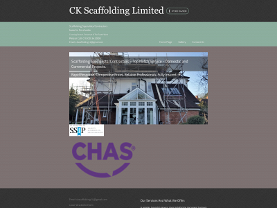 ckscaffolding.co.uk snapshot