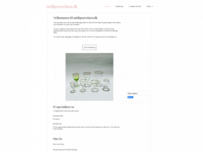 antikporcelaen.dk snapshot