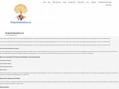 carboncreditlisting.com snapshot