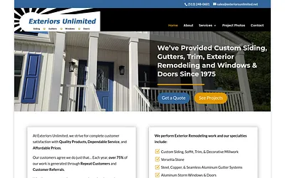 exteriorsunlimited.net snapshot