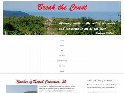 breakthecrust.com snapshot