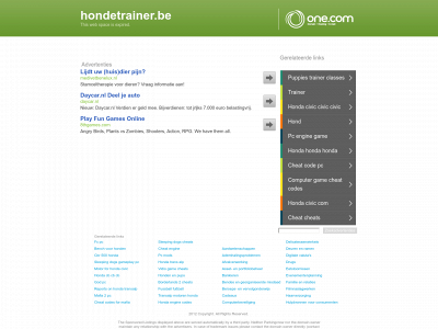 hondetrainer.be snapshot