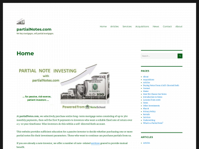 partialnotes.com snapshot