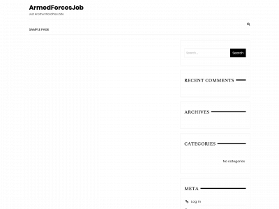 armedforcesjob.com snapshot