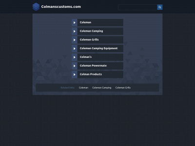 colmanscustoms.com snapshot