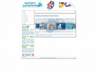 swimsouth.co.uk snapshot