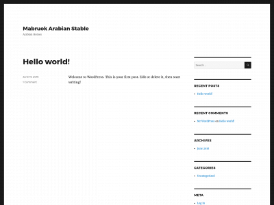 mabruokarabianstable.com snapshot