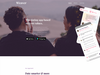 weaverdating.com snapshot