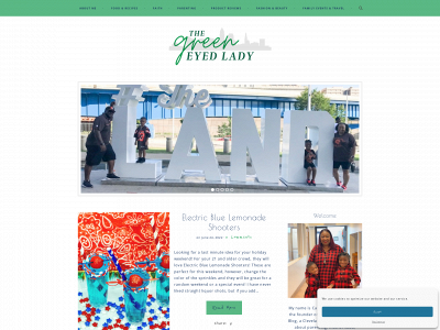 thegreeneyedladyblog.com snapshot